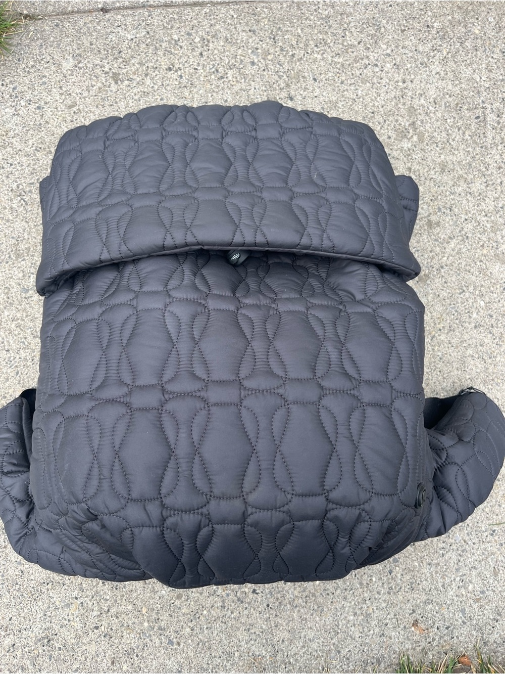 Quilted Black  Backpack - Everyday Carry